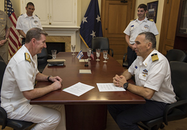 חודש היסטורי בזרוע הים: היחסים עם הצי האמריקאי עולים מדרגה