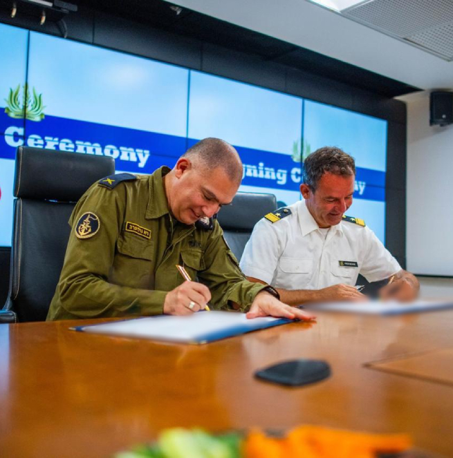 ברקע המלחמה: נחתמה תוכנית עבודה עם הצי הגרמני